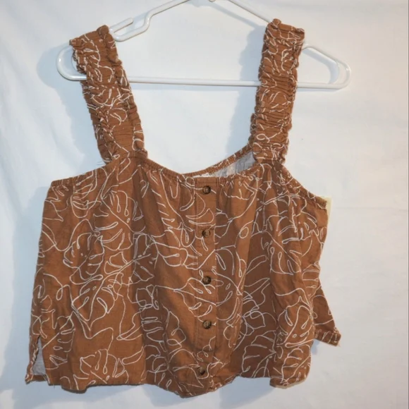 Sadie & Sage Orange Crop Top - Picture 3 of 9